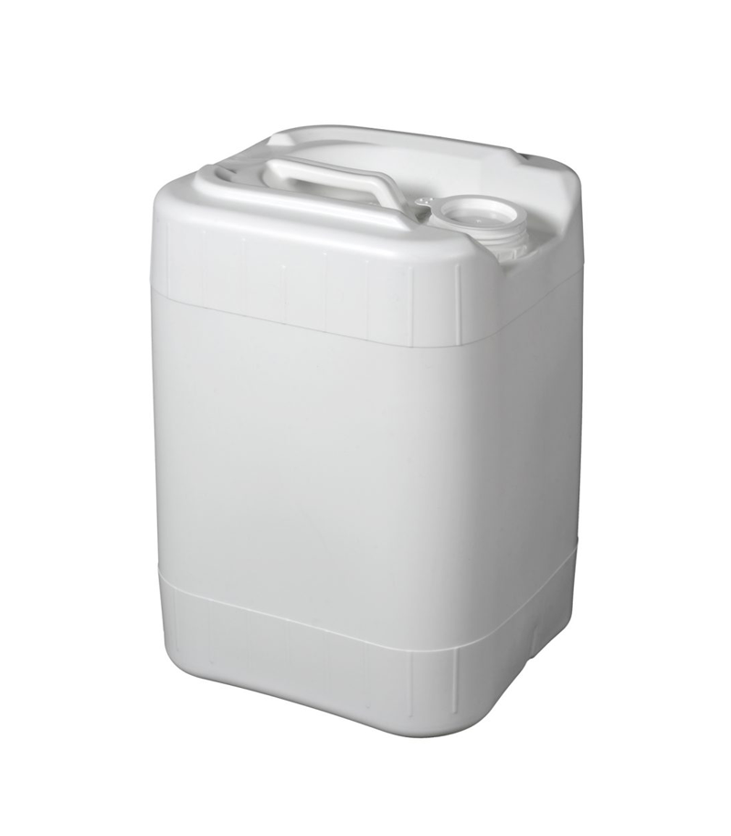 A plastic tight head container suitable for secure storage and transportation of liquids in various industries.