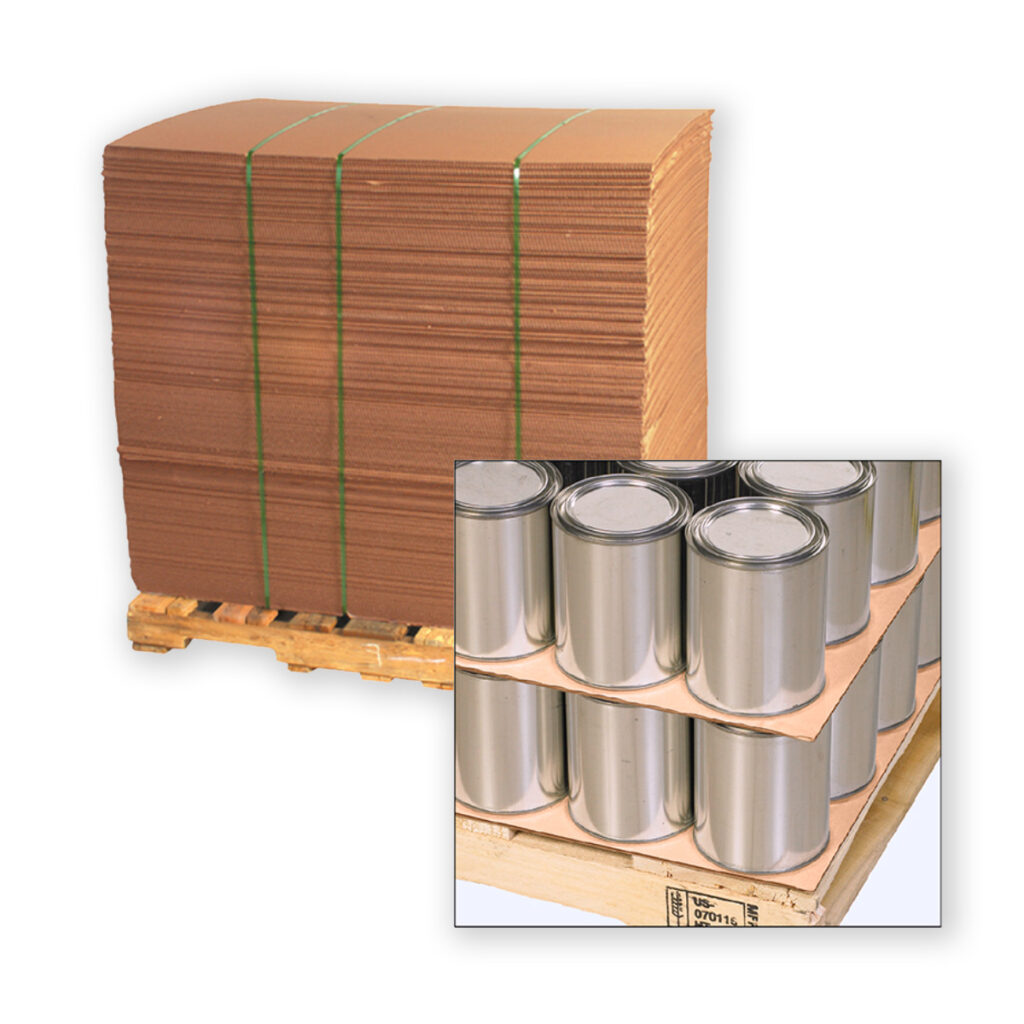 Corrugated sheets used in packaging available from Rhino Container.
