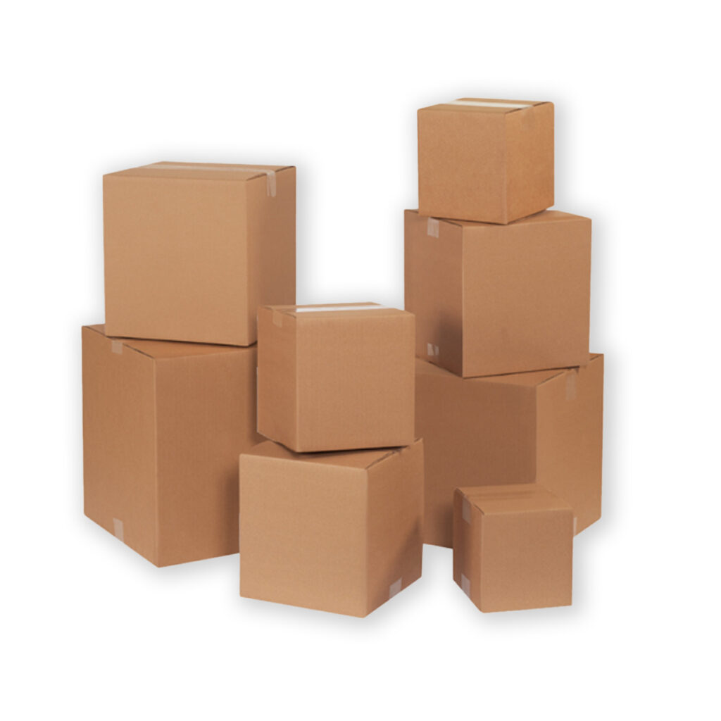 Corrugated cartons used in packaging available from Rhino Container.