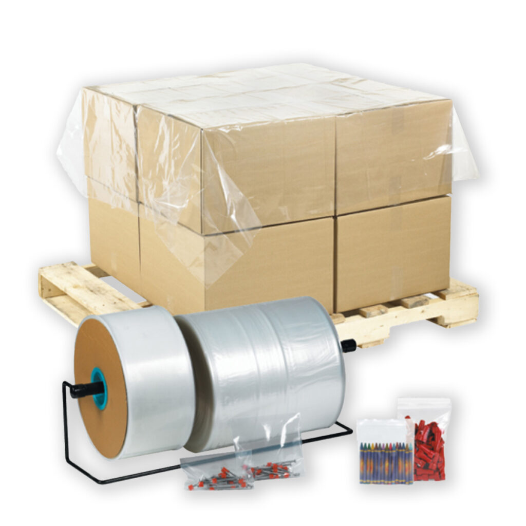 Poly bags and sheeting for packaging available from Rhino Container.